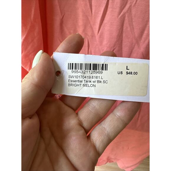 NWT Women's Soulcycle / NIKE, Essential Tank Bright Melon Size Large MSRP $48 - Picture 6 of 6